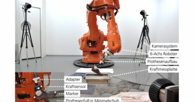 Aufbau Messung am Roboter.