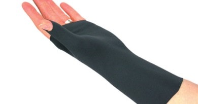 Zirkuläre Lycra-Orthese