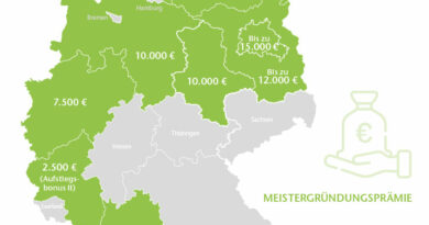 In den verschiedenen Bundesländern können sich die Fachkräfte über eine Förderung in der ein oder anderen Art freuen.