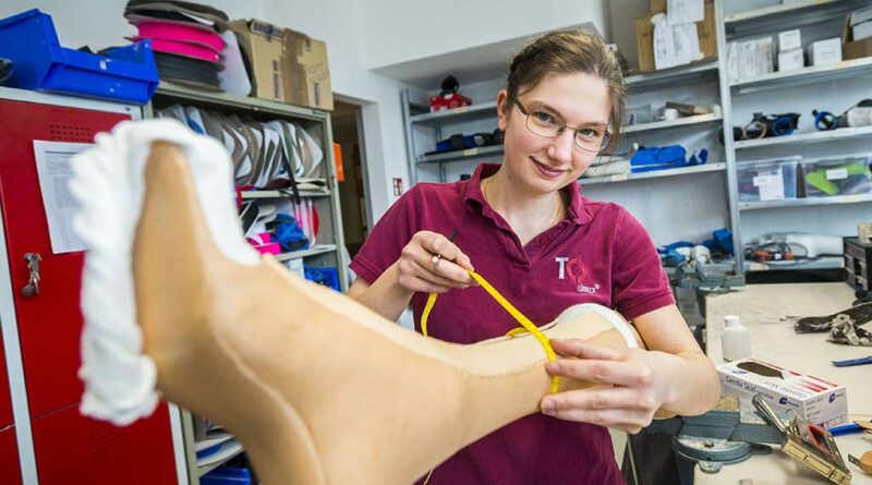 Die Symbiose aus Technik und Kreativität, Medizin und Soziales gab für PLW-Bundessiegerin Sina Marie Reimann den Ausschlag, eine Ausbildung in der Orthopädie-Technik zu machen.