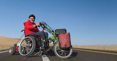 Andreas Pröve machte seinen Rollstuhl fit für Off-Road-Reisen jenseits der ausgetretenen Touristenpfade.