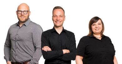 Die Ortheg hat mit Stefan Hartmann, Andreas Bolsinger und Patrizia Patzke (von links) das Führungsteam neu aufgestellt.