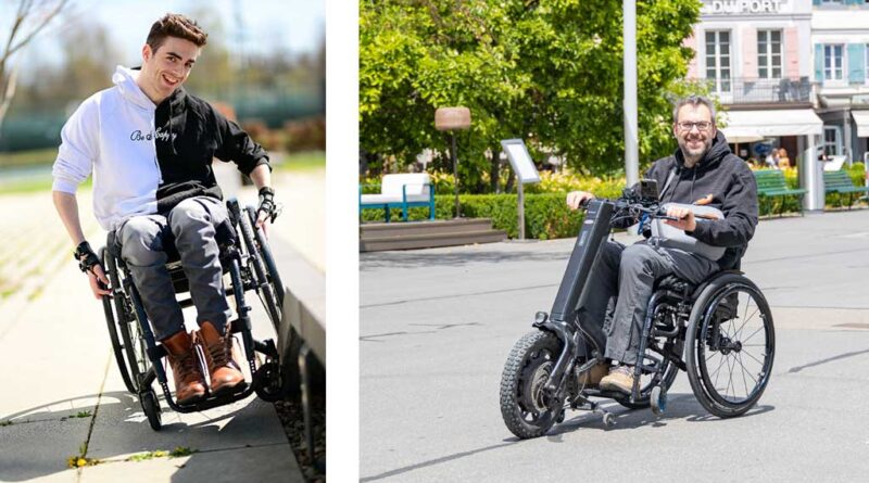 Moritz Brückner und Matthias Fuchs sind zwei der zehn Guides der Plattform „Guidzter“, die Menschen im Rollstuhl informieren und inspirieren wollen.