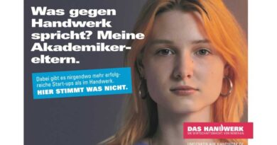 Mit der neuen Handwerks-Plakatkampagne des Deutschen Handwerks sollen Vorurteile gegenüber der beruflichen Ausbildung abgebaut werden.