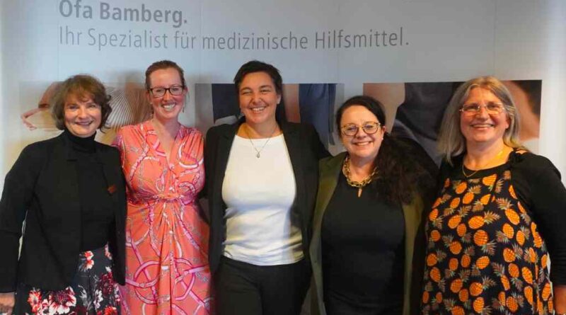 (vl.n.r) Michaela Lundius, Isabel Garcia, Andrea Barth, Ruth Leitenmaier, Katja Wagner sprachen auf dem 4. Interdisziplinären Lymphsymposium.