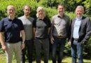 (v. l.) Tino Sprekelmeyer, Markus Seeßle, Thomas Stief, Michael Volkery und Prof. Dr. Bernhard Greitemann bei der Vorstellung des Curriculums für SMFO in Osnabrück.