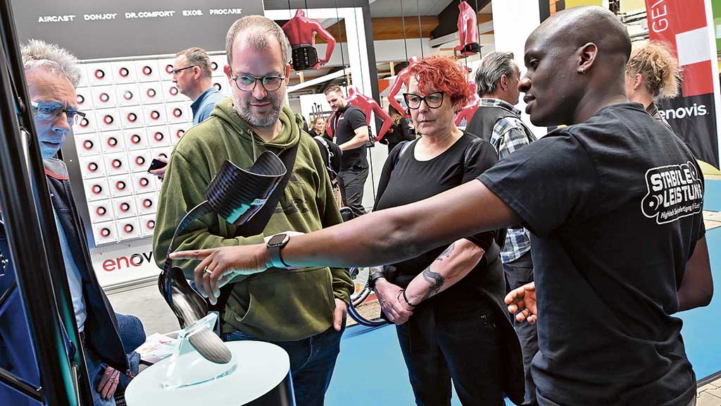 Die Expolife bot viel Zeit für ausführliche Gespräche. Foto: Sanopact