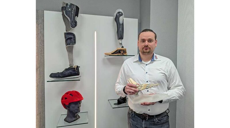 Christopher ­Quirin führte beim Sanitätshaus Graf die Additive Fertigung vor mehr als einem Jahrzehnt ein.