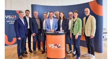 (V. l.) Prof. Bernhard Greitemann, Dr. Magnus Kalff, Prof. Frank Braatz, Dr. Hartmut Stinus, Dr. Martin Volz, Georg Blome, Univ.-Prof. Tina Histing, Matthias Bauche, Maike Truelsen und Dipl.-Ing. (FH) Ingo Pfefferkorn.
