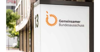 Außenansicht der G-BA-Geschäftsstelle in Berlin.