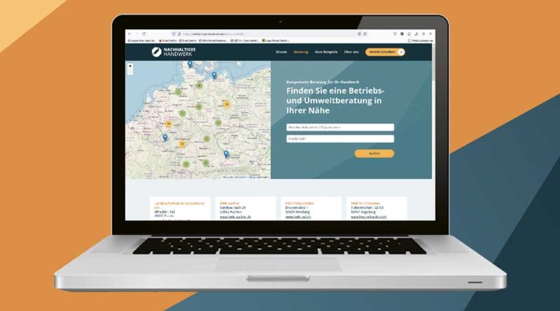 Das Portal unterstützt Betriebe auf der Suche nach Umwelt- oder Betriebsberatung.