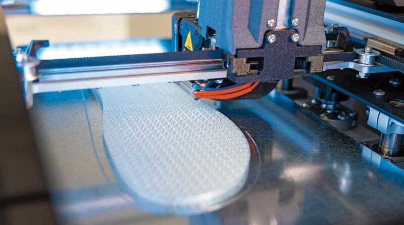 Schicht auf Schicht ensteht im Filamentdruck die Einlage.