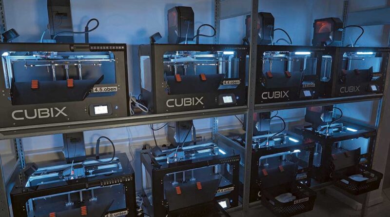 Einblick in das Herzstück der Fertigung: der Druckerraum bei Springer Aktiv in Berlin.