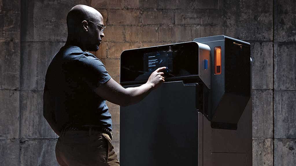 SLS-Drucker wie der Formlabs Fuse benötigen keine Stützstrukturen. Foto: 3Dmensionals 