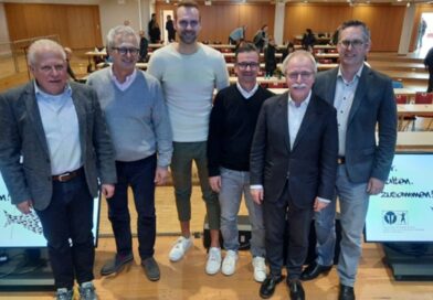 Die Vorstandsmitglieder der Landesinnung Orthopädie-Technik Baden-Württemberg: (v. l.) Tobias Bauer, Harald Kogel, Robin Steinhilber, Michael Nonnengäßer, Armin Zepf, Theodor Pässler.