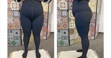 Das Team fertigt für die Patientinnen Kompression nach Maß an.