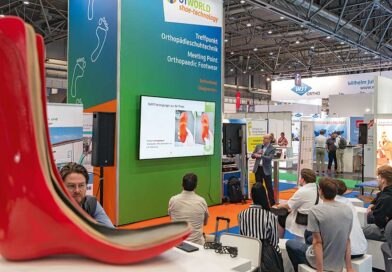 Nach 2024 (hier im Bild) gibt es auch 2026 mit dem Ausstellungsbereich „OTWorld.shoe-technology“ erneut eine zentrale Anlaufstelle für alle, die mehr über Innovationen und Trends der Orthopädie-Schuhtechnik erfahren möchten.