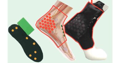 Die Elektroden sind auf Knöchelhöhe positioniert, da hier wichtige sensorische Nerven dicht unter der Haut verlaufen und sich leicht aktivieren lassen.