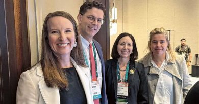 Die Referenten beim Auftakt in Nashville (v. l.) : Leigh Davis, Dr. Stefan Hemmer, Kristin Carnahan und Beate Flügel.