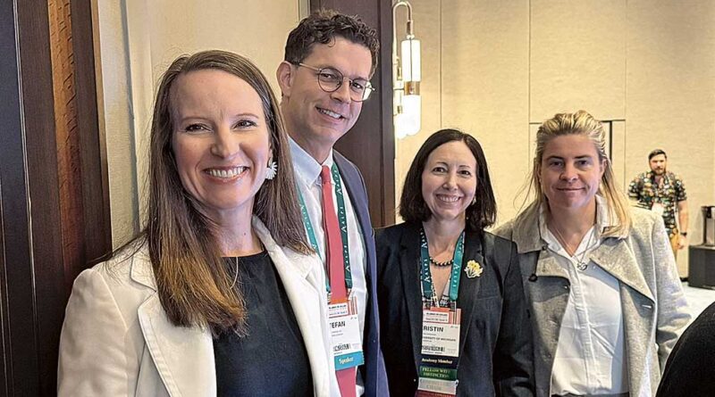 Die Referenten beim Auftakt in Nashville (v. l.) : Leigh Davis, Dr. Stefan Hemmer, Kristin Carnahan und Beate Flügel.