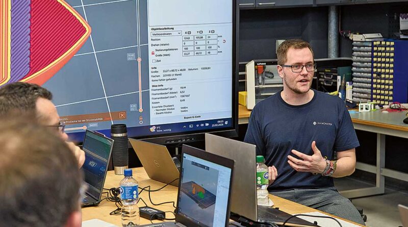 Bruno Schubert, Doktorand am Labor für Biomechatronik der FH Münster, leitete den Workshop.