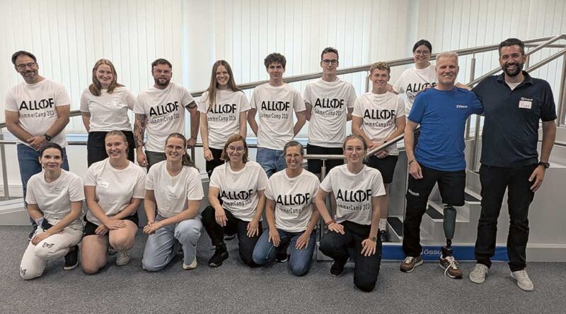 Das zweite Allof-Sommercamp fand in diesem Jahr bei Össur Deutschland statt.