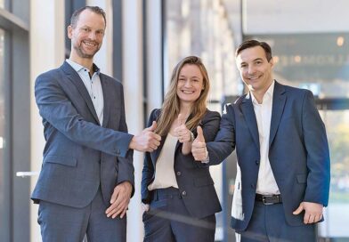 Jörg Dickschas, Theresa Diermeier und Christoph Becher (v. l.) übernehmen die Tagungsleitung des DKG-Kongresses 2026.